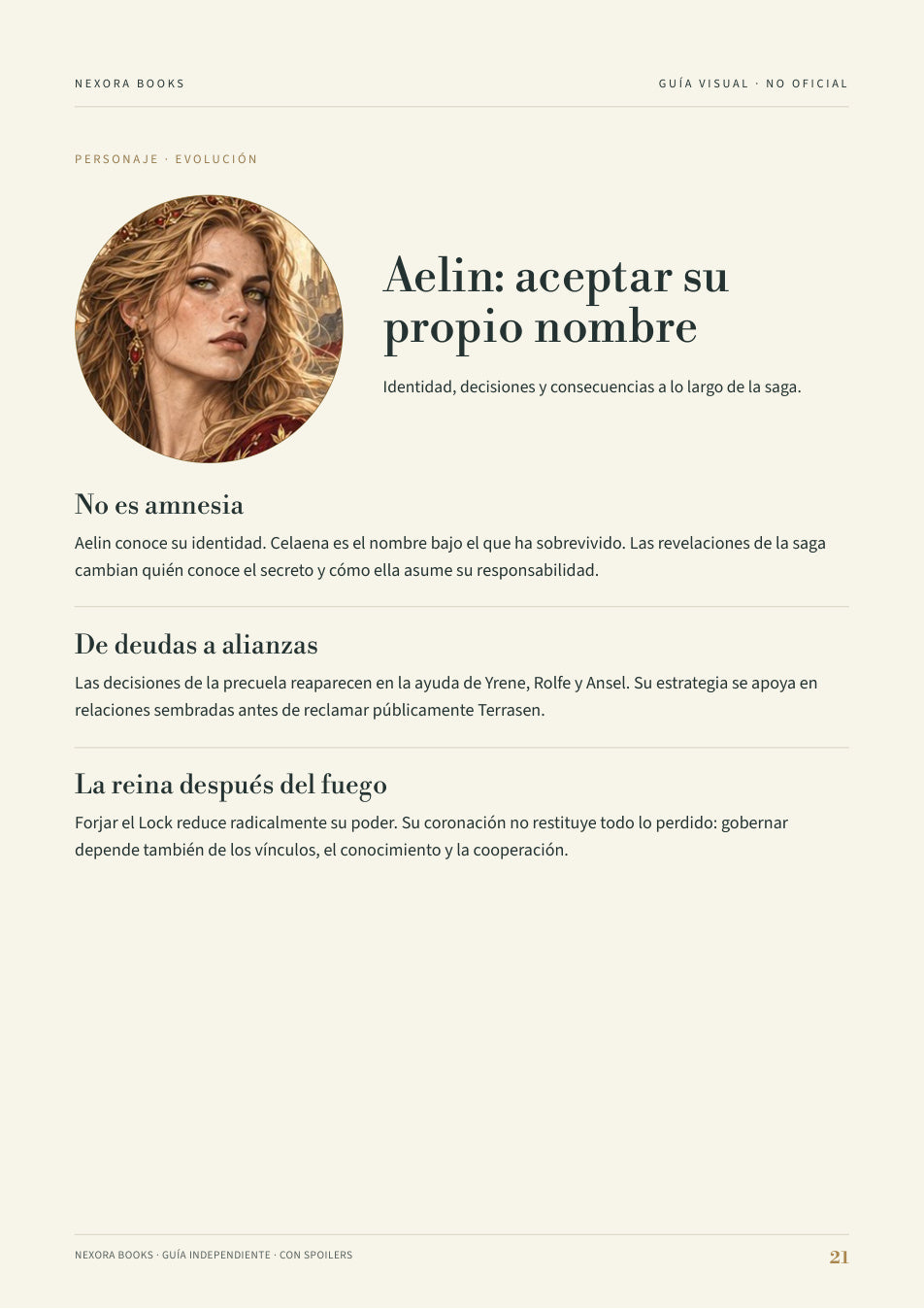 Trono de cristal · Guía visual PDF
